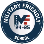 Military Friendly school badge for 2024-2025